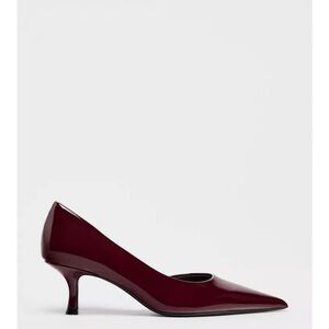 Zara Burgundy Women's Pumps